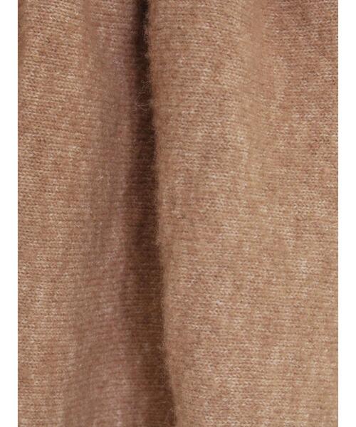 Samansa Mos2（サマンサ モスモス）の「Vネック裾フリル前後2WAYニットベスト（ベスト・レディース・ピンク/モカ/キナリ/グリーン・F）」の5枚目の写真