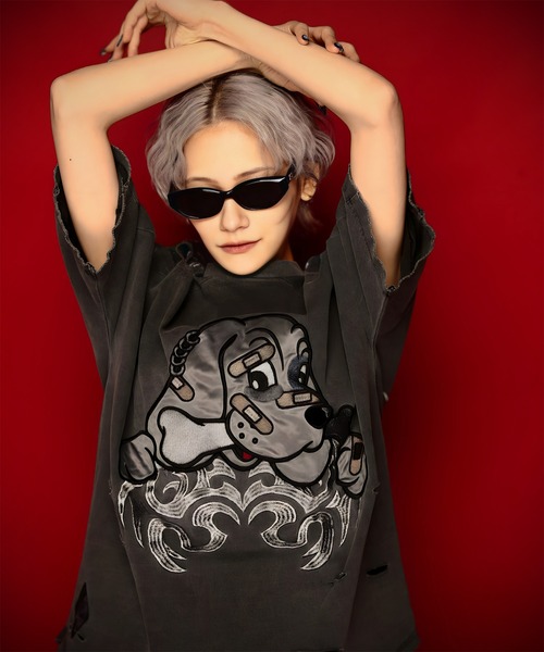 GALFY ボロボロカートニット ダメージ加工 ブラック M GALFY ボロボロカートニット ダメージ加工 ブラック M GALFY