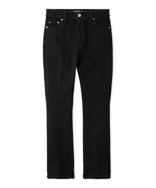 裾スリットスキニーデニムパンツ【ウォッシャブル】（その他パンツ