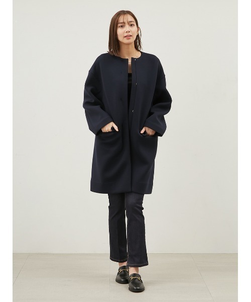 Mila Owen(ミラオーウェン)の「裾スリットスキニーデニムパンツ【ウォッシャブル】(その他パンツ・レディース・ブラック/ブルー/インディゴブルー・0/1)」の12枚目の写真