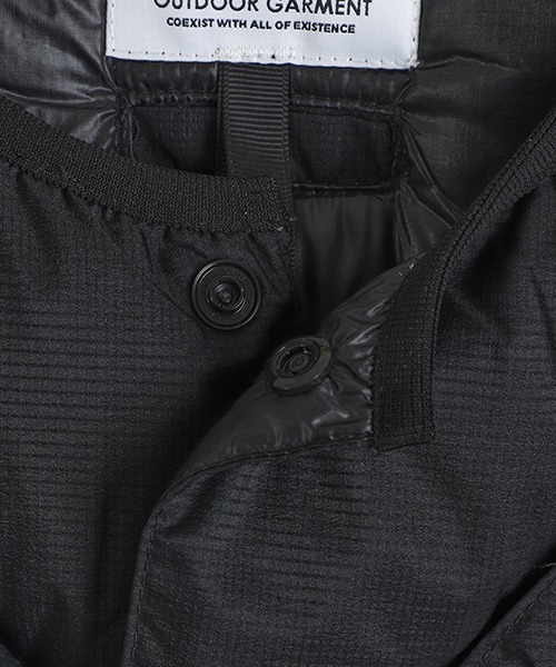 CMF OUTDOOR GARMENT（シーエムエフアウトドアガーメント）の「CMF OUTDOOR GARMENT / シーエムエフ アウトドア ガーメント：CMF DOWN VEST：CMF2402-V01C[AST]（ダウンベスト・メンズ・ブラック・XL/L）」の5枚目の写真