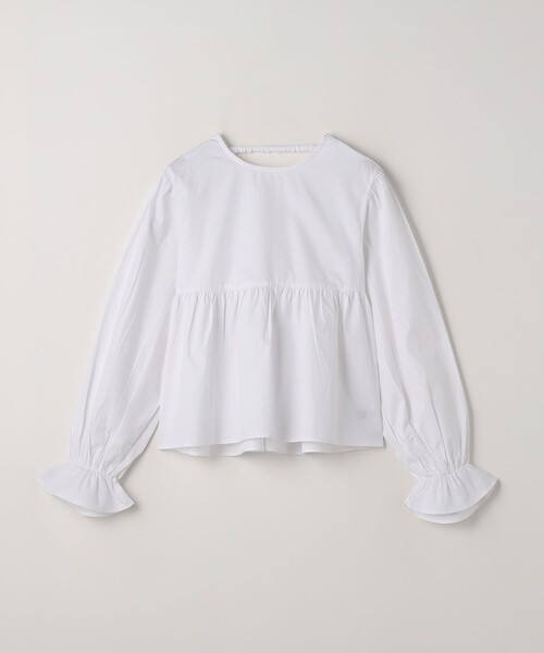 green label relaxing(グリーンレーベルリラクシング)の「ブロードチュニック プルオーバー / キッズ 140cm-160cm(シャツ/ブラウス・キッズ・ライトブルー/ホワイト・150cm/140cm/160cm)」の3枚目の写真