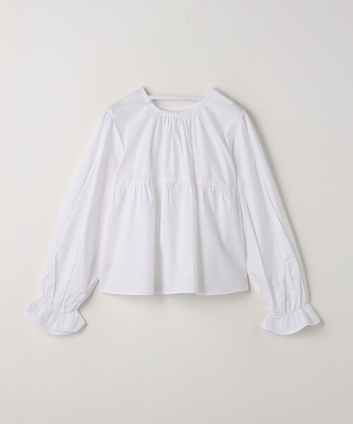 green label relaxing(グリーンレーベルリラクシング)の「ブロードチュニック プルオーバー / キッズ 140cm-160cm(シャツ/ブラウス・キッズ・ライトブルー/ホワイト・150cm/140cm/160cm)」の4枚目の写真