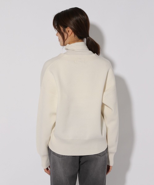 Elura（エルーラ）の「ダブルフェイスカーディガン/316575（カーディガン/ボレロ・レディース・ライトグレー/ホワイト/ネイビー・FREE）」の10枚目の写真