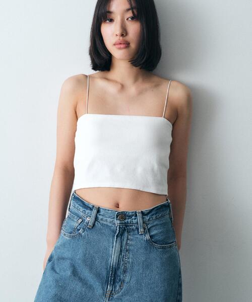 CODE A（コードエー）の「bandeau bra top（チューブトップ・レディース・ライトグレー/ホワイト/ブラック・00）」の15枚目の写真