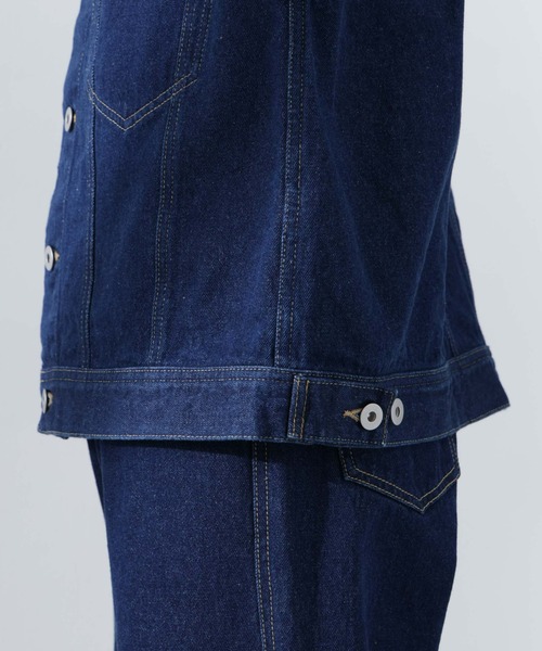NANO universe（ナノユニバース）の「デニムブルゾン（デニムジャケット・レディース・ブルー/ダークネイビー・FREE）」の22枚目の写真