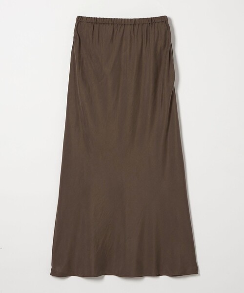 【新品未使用】ユナイテッドアローズ　マキシ丈S フレアスカート ブラウン TO UNITED ARROWS＞フレア マキシスカート（スカート）｜TO