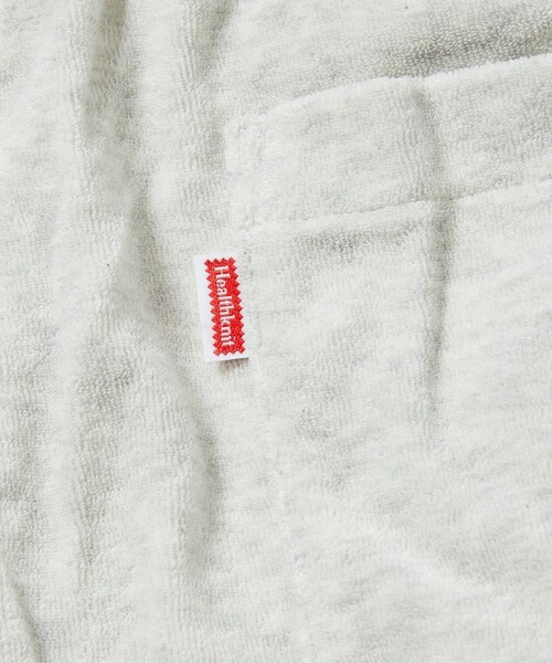 FREAK'S STORE（フリークスストア）の「SAUVENIR/サウベニア 別注 KANNAIGI by Healthknit/パイル/館内着/ヘルスニット/セットアップ（ルームウェア/パジャマ・メンズ・ホワイト系/ブラック系/ブラック/アッシュグレー/ブルー・SMALL/LARGE/MEDIUM）」の16枚目の写真