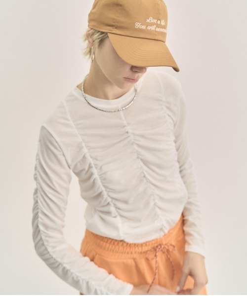 Pickl gather CS ピックルギャザーカットソー（Tシャツ