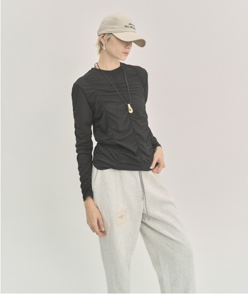 Pickl gather CS ピックルギャザーカットソー（Tシャツ