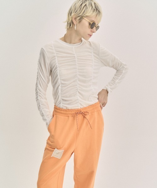 tシャツ Pickl gather CS ピックルギャザーカットソー レディース Pickl gather CS ピックルギャザーカットソー（Tシャツ