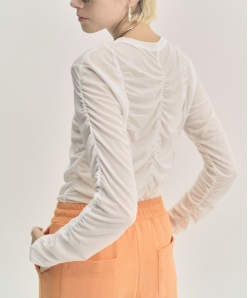 Pickl gather CS ピックルギャザーカットソー（Tシャツ