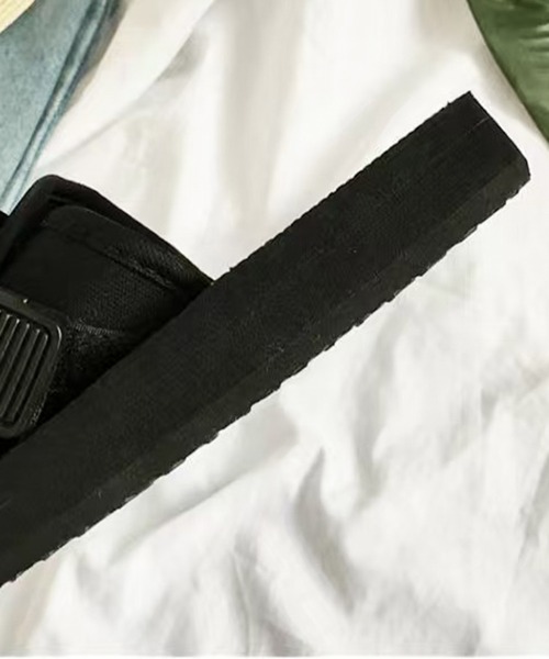 CALIFORNIA OUTFITTERS（カリフォルニア アウトフィッターズ）の「3-2A84 ダブルベルト サンダル フラット ブラック ユニセックス（サンダル・メンズ・ブラック・23cm/24cm/25cm/26cm/27cm/28cm）」の4枚目の写真