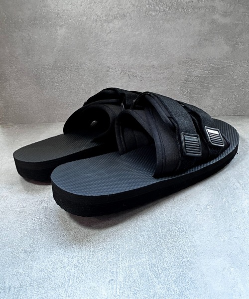 CALIFORNIA OUTFITTERS（カリフォルニア アウトフィッターズ）の「3-2A84 ダブルベルト サンダル フラット ブラック ユニセックス（サンダル・メンズ・ブラック・23cm/24cm/25cm/26cm/27cm/28cm）」の12枚目の写真