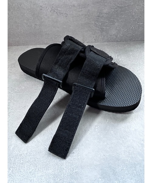 CALIFORNIA OUTFITTERS（カリフォルニア アウトフィッターズ）の「3-2A84 ダブルベルト サンダル フラット ブラック ユニセックス（サンダル・メンズ・ブラック・23cm/24cm/25cm/26cm/27cm/28cm）」の13枚目の写真