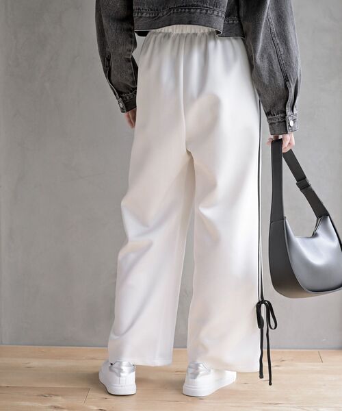 rps(アールピーエス)の「リボンライントラックパンツ(その他パンツ・レディース・ブラック/アイボリー・フリー)」の9枚目の写真