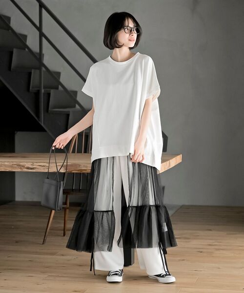 rps(アールピーエス)の「リボンライントラックパンツ(その他パンツ・レディース・ブラック/アイボリー・フリー)」の12枚目の写真