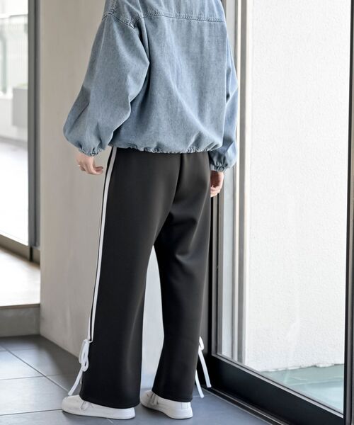 rps(アールピーエス)の「リボンライントラックパンツ(その他パンツ・レディース・ブラック/アイボリー・フリー)」の15枚目の写真