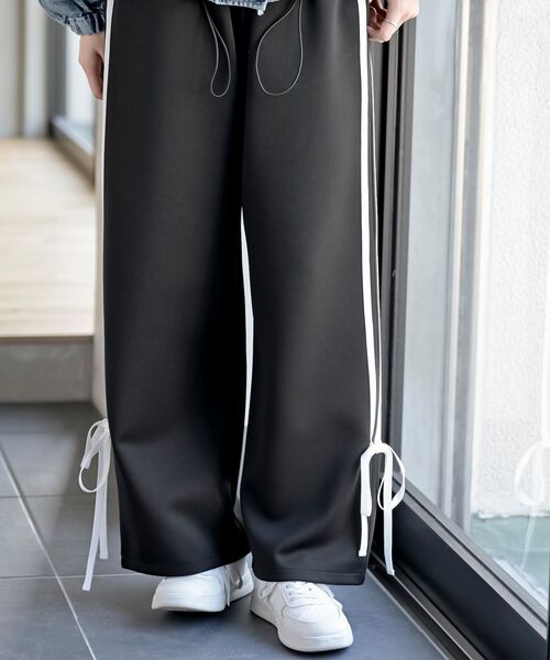 rps(アールピーエス)の「リボンライントラックパンツ(その他パンツ・レディース・ブラック/アイボリー・フリー)」の17枚目の写真