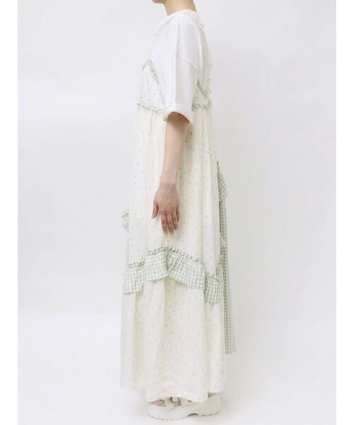 merry jenny（メリージェニー）の「flower checkアシメワンピース（ワンピース・レディース・ピンク/グリーン・FREE）」の21枚目の写真