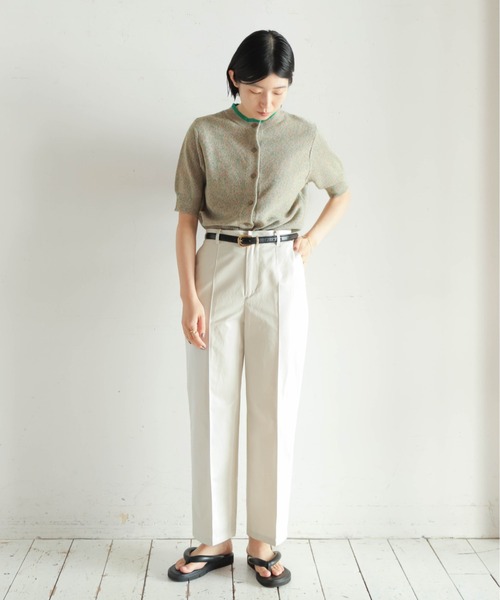 綿麻MIX クルーカーデ | NOMBRE IMPAIR