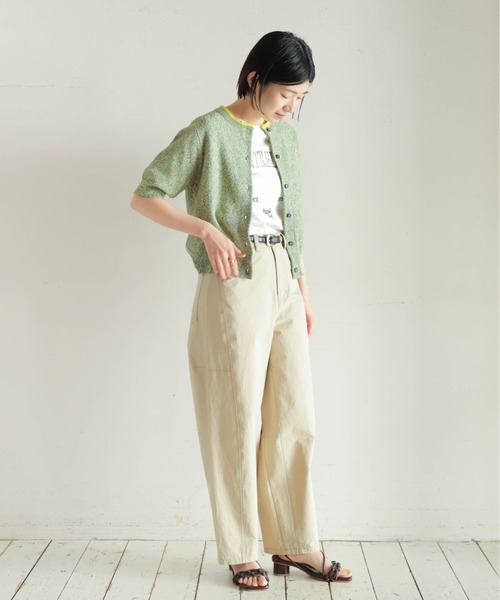 綿麻MIX クルーカーデ | NOMBRE IMPAIR