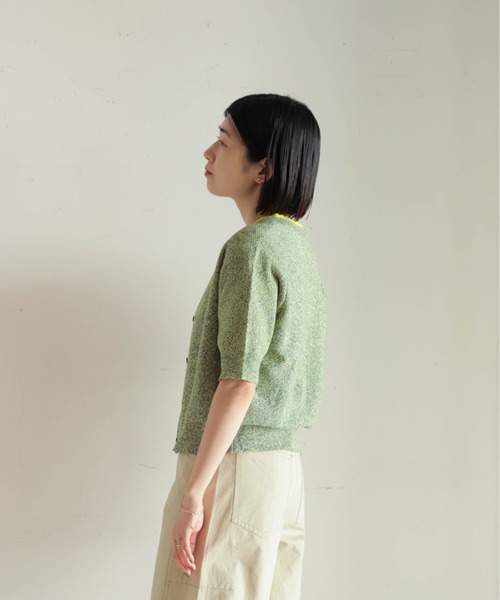 綿麻MIX クルーカーデ | NOMBRE IMPAIR