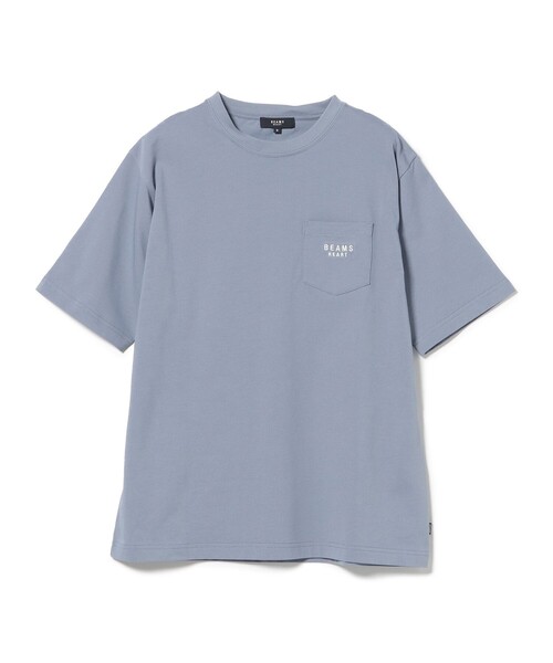 BEAMS HEART(ビームスハート)の「【ユニセックス】BEAMS HEART ロゴ ポケット Tシャツ(Tシャツ/カットソー・メンズ・ブルー系その他/ホワイト/ネイビー・XL/L/M/S)」の1枚目の写真