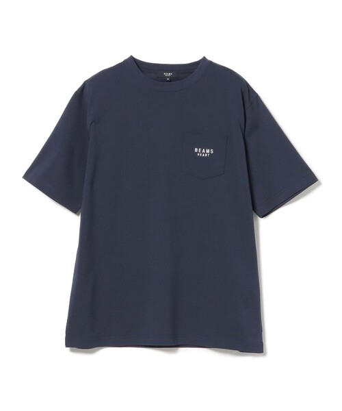 BEAMS HEART(ビームスハート)の「【ユニセックス】BEAMS HEART ロゴ ポケット Tシャツ(Tシャツ/カットソー・メンズ・ブルー系その他/ホワイト/ネイビー・XL/L/M/S)」の3枚目の写真