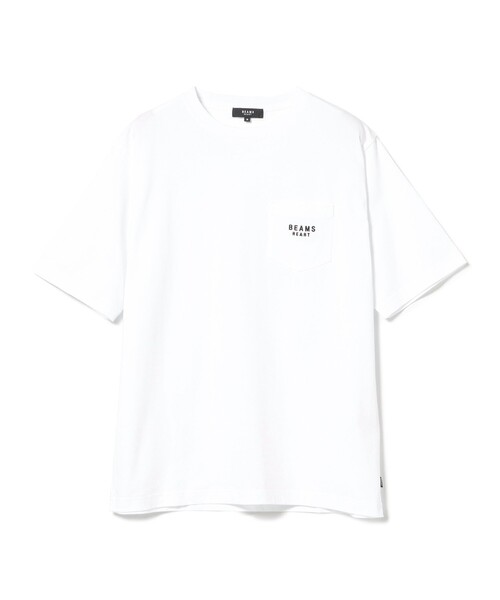 BEAMS HEART(ビームスハート)の「【ユニセックス】BEAMS HEART ロゴ ポケット Tシャツ(Tシャツ/カットソー・メンズ・ブルー系その他/ホワイト/ネイビー・XL/L/M/S)」の4枚目の写真