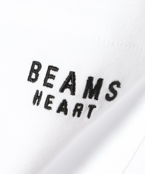 BEAMS HEART(ビームスハート)の「【ユニセックス】BEAMS HEART ロゴ ポケット Tシャツ(Tシャツ/カットソー・メンズ・ブルー系その他/ホワイト/ネイビー・XL/L/M/S)」の9枚目の写真