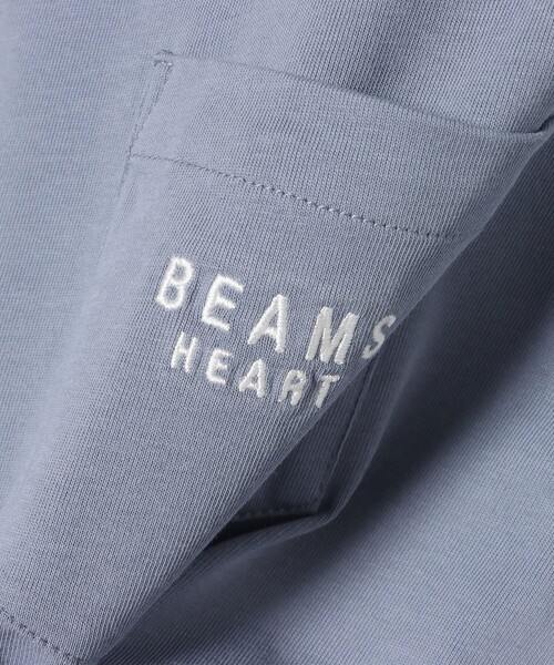 BEAMS HEART(ビームスハート)の「【ユニセックス】BEAMS HEART ロゴ ポケット Tシャツ(Tシャツ/カットソー・メンズ・ブルー系その他/ホワイト/ネイビー・XL/L/M/S)」の12枚目の写真