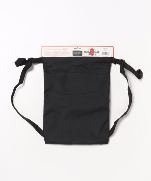 JANSPORT(ジャンスポーツ)の「JanSport/ジャンスポーツ ナップサック DRAW SACK ドローサック BLACK JS0A83LQ008(バックパック/リュック・メンズ・ブラック・FREE)」の2枚目の写真
