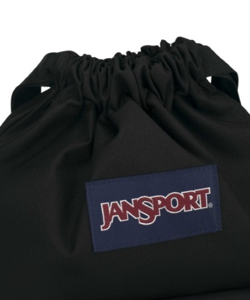 JANSPORT(ジャンスポーツ)の「JanSport/ジャンスポーツ ナップサック DRAW SACK ドローサック BLACK JS0A83LQ008(バックパック/リュック・メンズ・ブラック・FREE)」の9枚目の写真