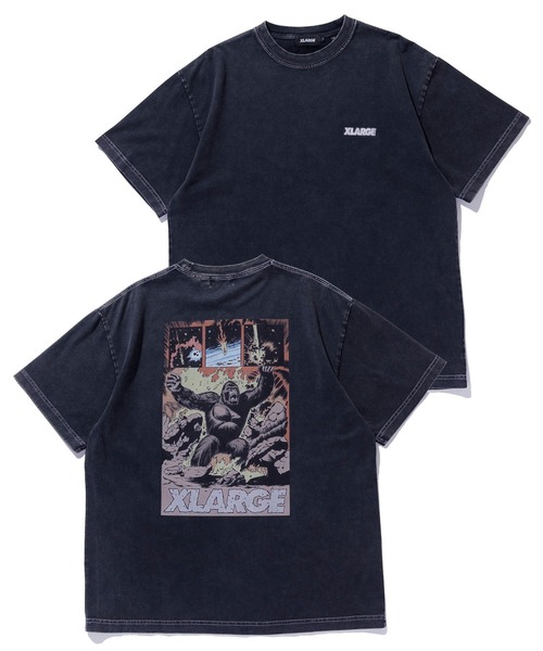 早い者勝ち 大人気 XLARGE COMIC TWO S/S TEE ウォッシュ加工◎ XLARGE COMIC TWO S/S TEE（Tシャツ/カットソー）｜XLARGE