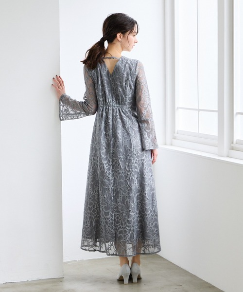 AIMER（エメ）の「【WEB限定】総レースロングスリーブフレア