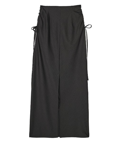 STRIPE DARWSTRING LONG SKIRT（スカート）｜Ameri（アメリ）の