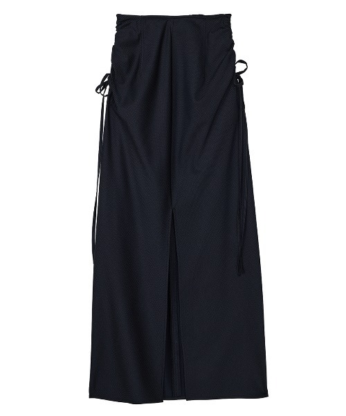 STRIPE DARWSTRING LONG SKIRT（スカート）｜Ameri（アメリ）の