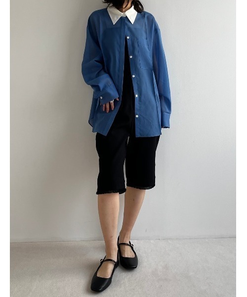 LE CIEL BLEU（ルシェルブルー）の「ツイードカプリパンツ / Tweed Capri Pants（その他パンツ・レディース・ブラック・38/36/34）」の11枚目の写真