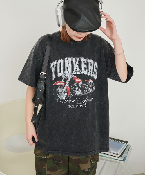 WEGO（ウィゴー）の「WEGO/ヴィンテージウォッシュグラフィックBIGT（Tシャツ/カットソー・レディース・その他6/その他4/その他1/その他2/その他3/その他5/その他7/その他9/その他8/その他10/その他11/その他12/その他13/その他14/その他16/その他15・FREE）」の4枚目の写真