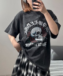 WEGO | WEGO/【25年春夏新作】ヴィンテージウォッシュグラフィックBIGT(Tシャツ/カットソー)