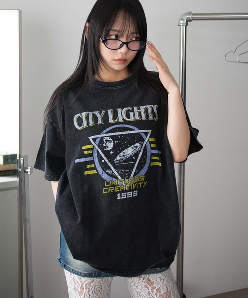 WEGO（ウィゴー）の「WEGO/ヴィンテージウォッシュグラフィックBIGT（Tシャツ/カットソー・レディース・その他6/その他4/その他1/その他2/その他3/その他5/その他7/その他9/その他8/その他10/その他11/その他12/その他13/その他14/その他16/その他15・FREE）」の7枚目の写真