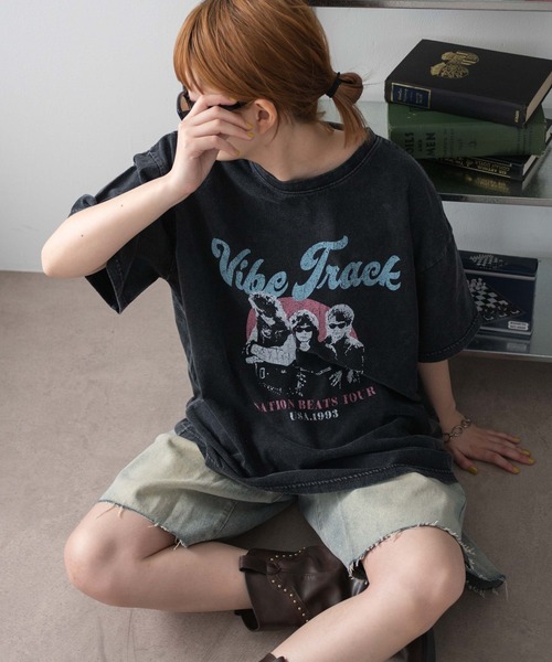 WEGO（ウィゴー）の「WEGO/ヴィンテージウォッシュグラフィックBIGT（Tシャツ/カットソー・レディース・その他6/その他4/その他1/その他2/その他3/その他5/その他7/その他9/その他8/その他10/その他11/その他12/その他13/その他14/その他16/その他15・FREE）」の10枚目の写真