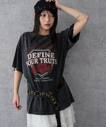 WEGO/ヴィンテージウォッシュグラフィックBIGT
