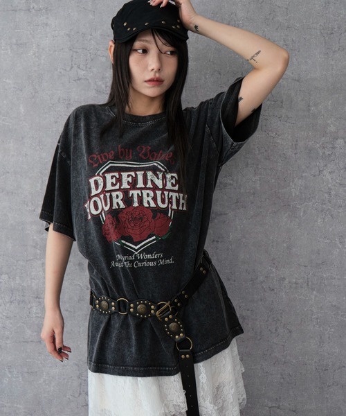 WEGO（ウィゴー）の「WEGO/ヴィンテージウォッシュグラフィックBIGT（Tシャツ/カットソー・レディース・その他6/その他4/その他1/その他2/その他3/その他5/その他7/その他9/その他8/その他10/その他11/その他12/その他13/その他14/その他16/その他15・FREE）」の16枚目の写真