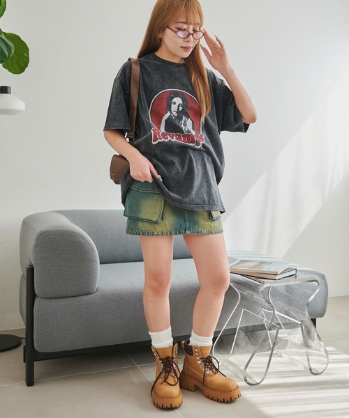 WEGO（ウィゴー）の「WEGO/ヴィンテージウォッシュグラフィックBIGT（Tシャツ/カットソー・レディース・その他6/その他4/その他1/その他2/その他3/その他5/その他7/その他9/その他8/その他10/その他11/その他12/その他13/その他14/その他16/その他15・FREE）」の20枚目の写真