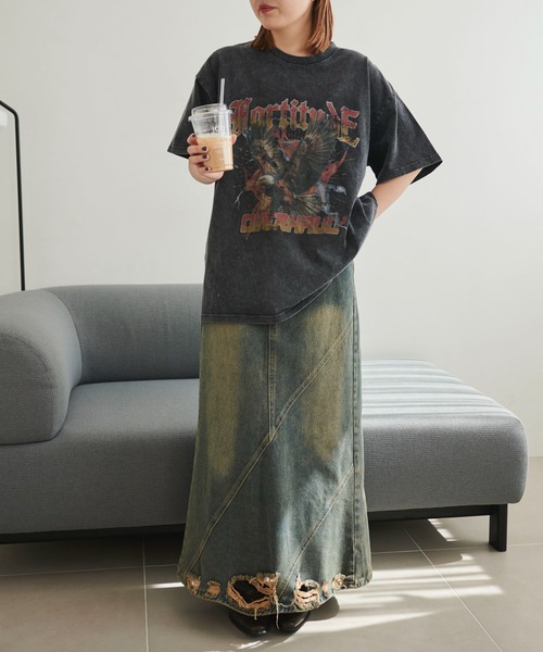 WEGO（ウィゴー）の「WEGO/ヴィンテージウォッシュグラフィックBIGT（Tシャツ/カットソー・レディース・その他6/その他4/その他1/その他2/その他3/その他5/その他7/その他9/その他8/その他10/その他11/その他12/その他13/その他14/その他16/その他15・FREE）」の17枚目の写真