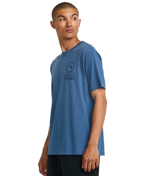 RVCA(ルーカ)の「RVCA メンズ HAWAII MARK SS Tシャツ 【2025年春夏モデル】/ルーカHAWAIIコレクションロゴプリント半袖Tシャツ(Tシャツ/カットソー・メンズ・ブラック/グレー・SMALL/MEDIUM/LARGE/X-LARGE)」の8枚目の写真
