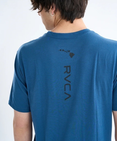 RVCA(ルーカ)の「RVCA メンズ HAWAII MARK SS Tシャツ 【2025年春夏モデル】/ルーカHAWAIIコレクションロゴプリント半袖Tシャツ(Tシャツ/カットソー・メンズ・ブラック/グレー・SMALL/MEDIUM/LARGE/X-LARGE)」の10枚目の写真