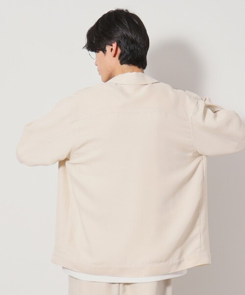 THE SHOP TK （ザ ショップ ティーケー ）の「パナマメッシュトラッカージャケット セットアップ可（ブルゾン・メンズ・アイボリー/ダークブラウン/ブラック・02/03）」の11枚目の写真